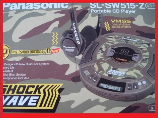 ☆中古 Panasonic SHOCK WAVE SL-SW515-Z CD 迷彩 パナソニック(CD