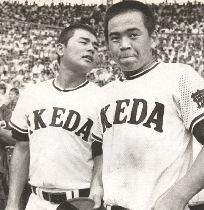 徳島池田高校83年当時のサインボール（蔦監督、水野、江上選手）(記念