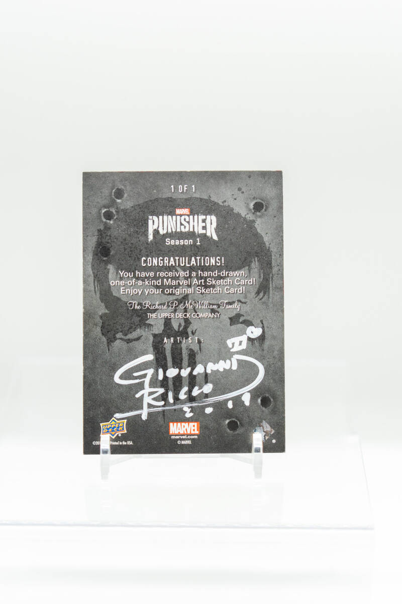 Upper Deck MARVEL Artist Sketch Card Giovannni Ricco UD スケッチ