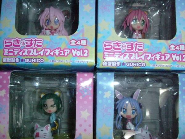 ■らきすた■らき☆すた■フィギュア４個 柊かがみ 小早川ゆたか_1