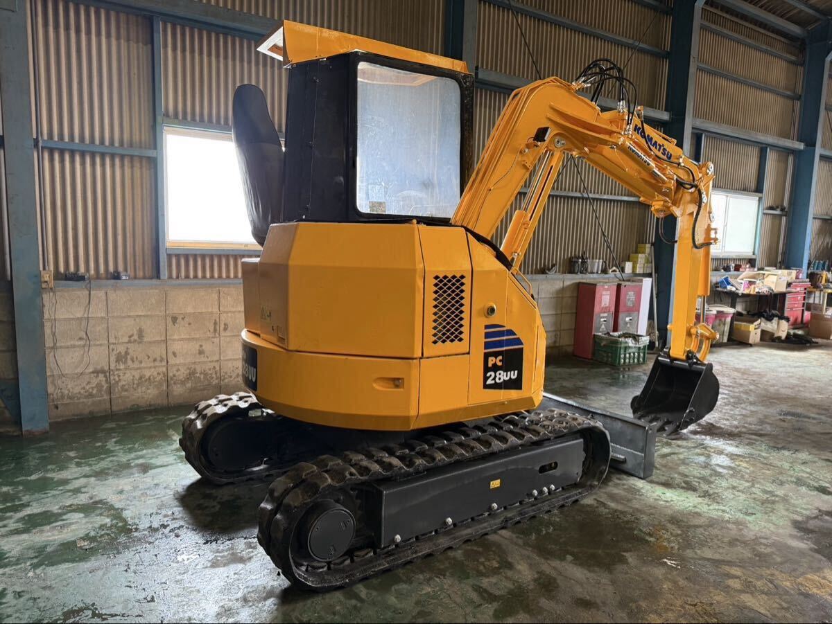 コマツ★KOMATSU★PC28UU★1822時間★ディーゼル★3トンクラスミニ油圧ショベル,ミニユンボ,バックホウ★下取り可能★愛知県発_3