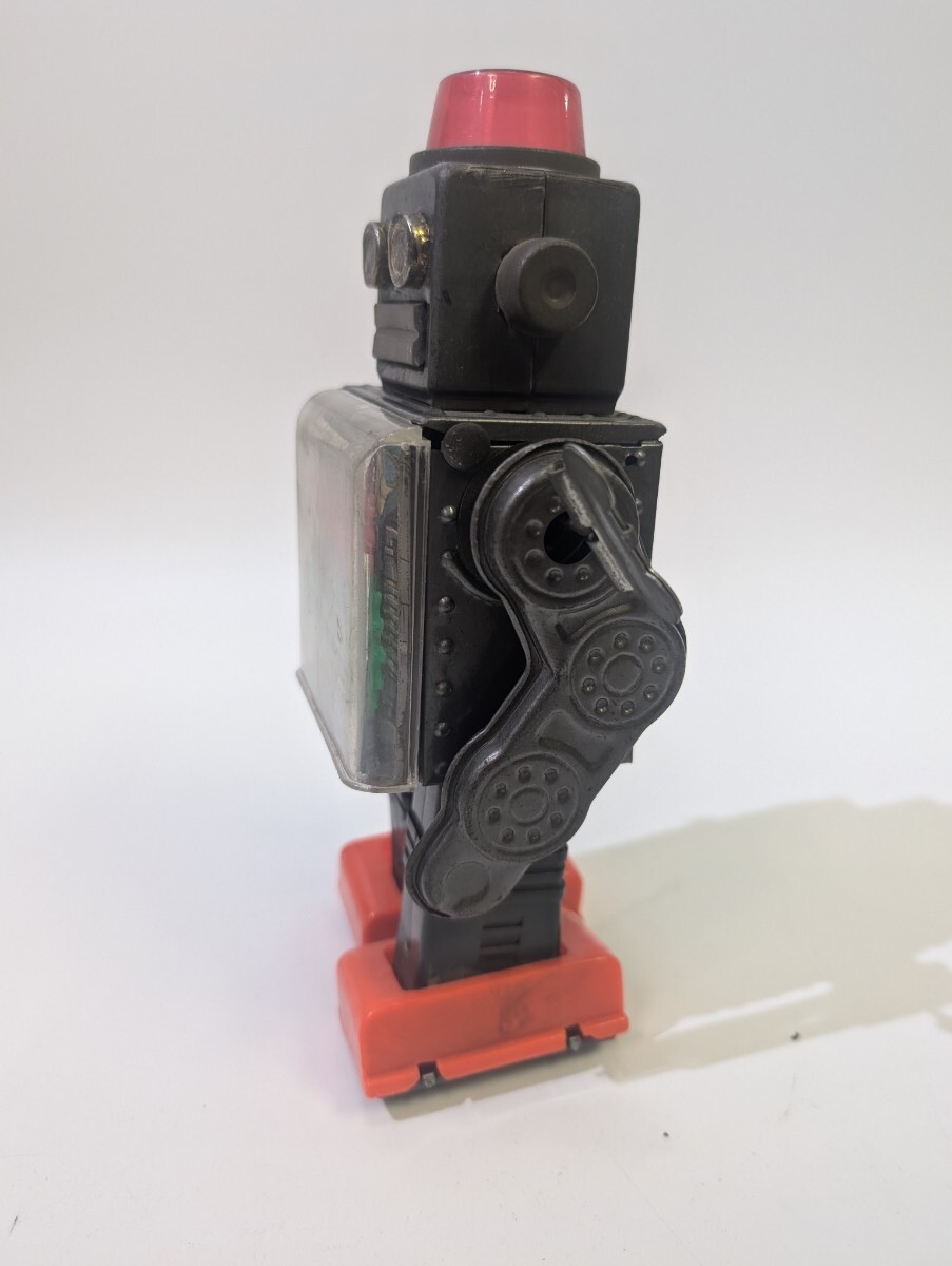 堀川玩具　マシンロボット(ギアロボット) ブリキ　ゼンマイ式　ヴィンテージ 当時物 レトロ ブリキ ギアロボット 堀川玩具 日本製 当時物 昭和