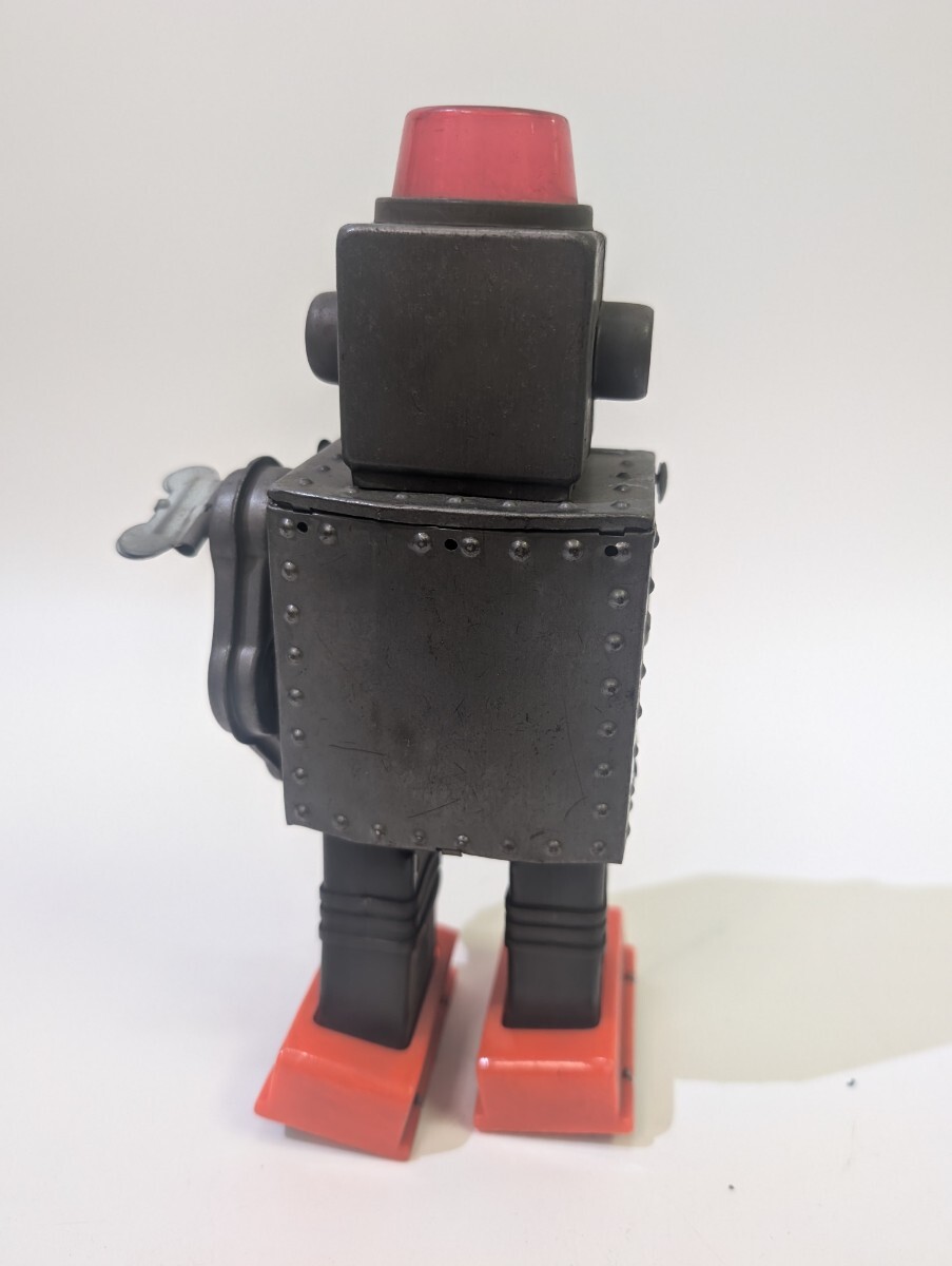 当時物 レトロ ブリキ ギアロボット 堀川玩具 日本製 当時物 昭和