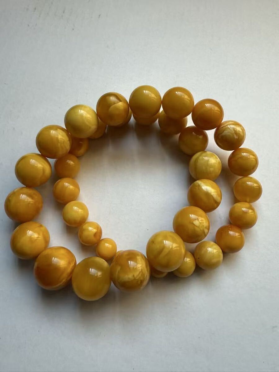 琥珀蜜ネックレス中古品_6