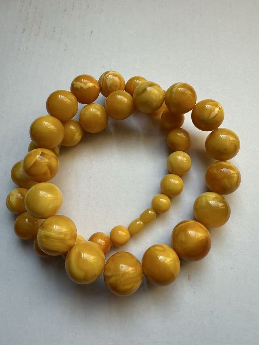 琥珀蜜ネックレス中古品_7