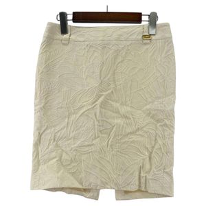 GUCCI グッチ 総柄 スカート size38/アイボリー