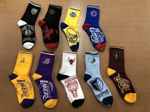 大特価！ 【新品】 NBA バスケットボール ソックス フリーサイズ 靴下 1足500円 (9足セッ