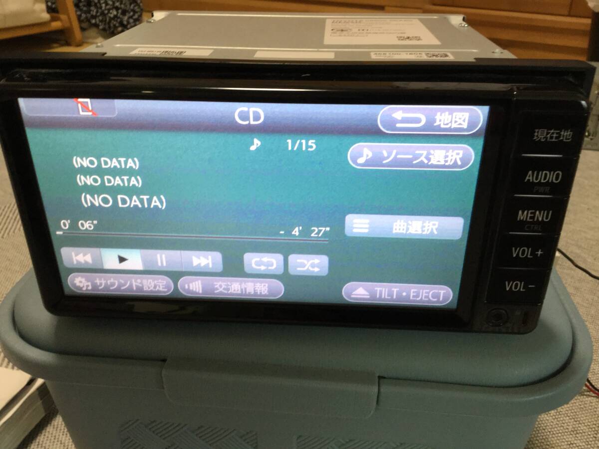 トヨタ純正カーナビ　NSCD-W66 CD／FM／AM／Bluetooth／ワンセグ　動作確認済み　2016年版_1