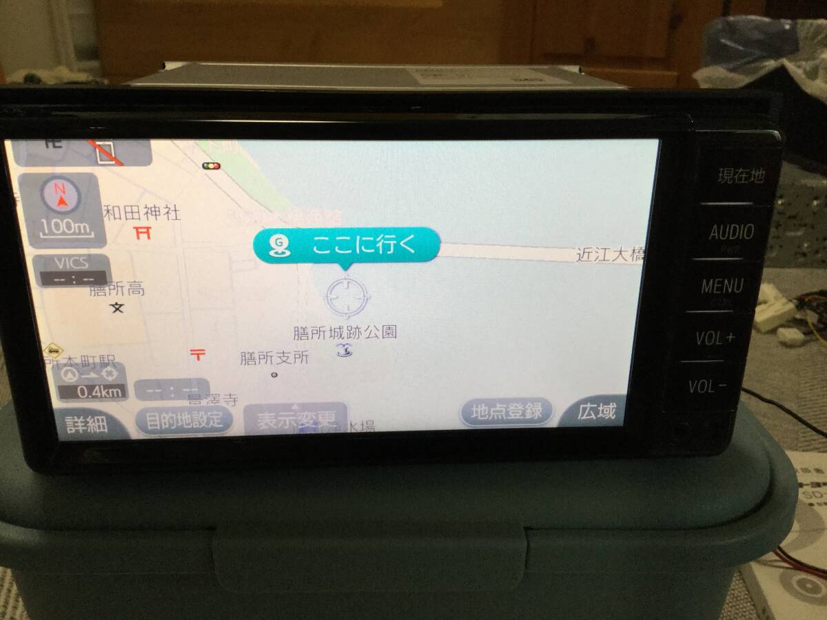 トヨタ純正カーナビ　NSCD-W66 CD／FM／AM／Bluetooth／ワンセグ　動作確認済み　2016年版_2