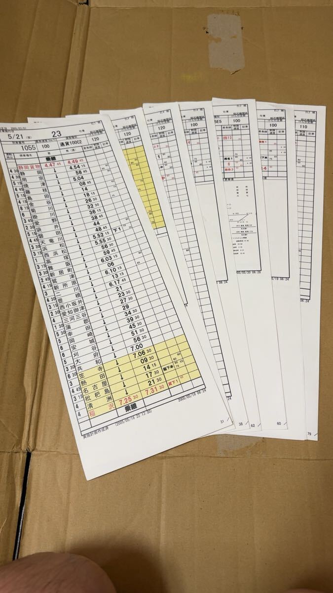 鉄道部品 スタフ 青函運転所 快速海峡 鉄道部品 スタフ 青函運転所