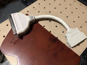 動作確認済 SCSI変換ケーブル アンフェノールオス-フルピッチメス PC98やX68000等のレト