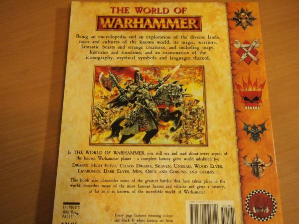 「WARHAMMERの世界」オフィシャルガイドブック洋書絶版1998年刊_2