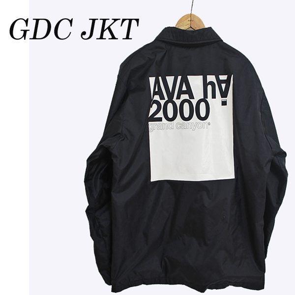 GDC グランドキャニオンナイロンコーチジャケット黒M*APETMTSOPH 