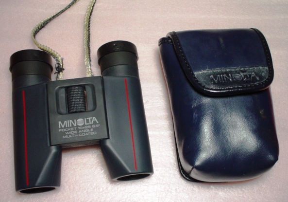 MINOLTA双眼鏡 3821392 ☆MINOLTA ミノルタ ☆双眼鏡 POCKET 10×25 6.5°☆ WIDE ANGLE(双眼鏡