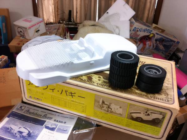 京商 アンフィ・バギー 貴重品 当時のままキット状態 美品完品(組立