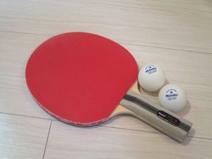 ロ ①卓球 ラケット Nittaku JAPAN ORIGINAL SHAKE #1200 40ｍｍボール2個付き ニッタク