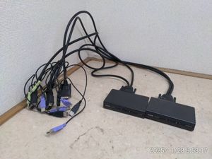 3SR8X ELECOM KVM-DVHDU2 2個セット DVI対応パソコン切替器