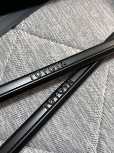 マッドブラック TOYOTA カスタムペイント ナンバーフレーム TRD モデリスタ GRMN など