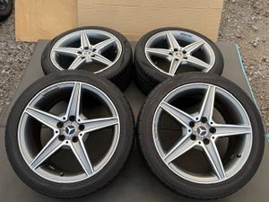 メルセデスベンツ Cクラス W205 純正AMGホイール＆タイヤ 18インチ 7.5J/8.5J-18 PCD112