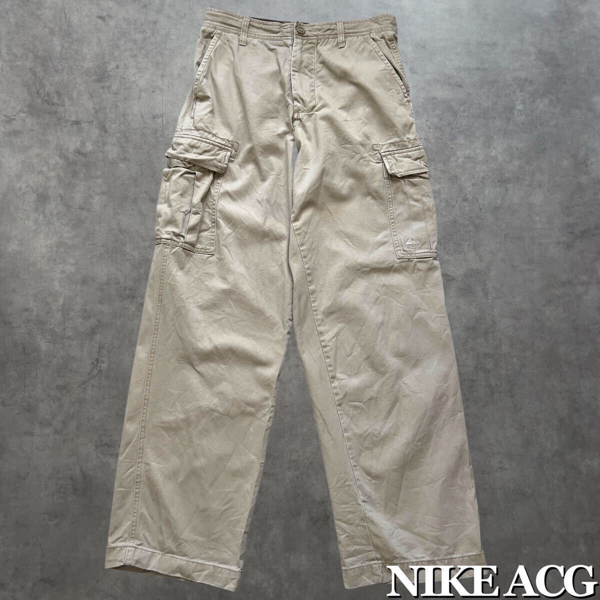 90s 00s NIKE ACG ギア カーゴパンツ スウォッシュ ヴィンテージ 