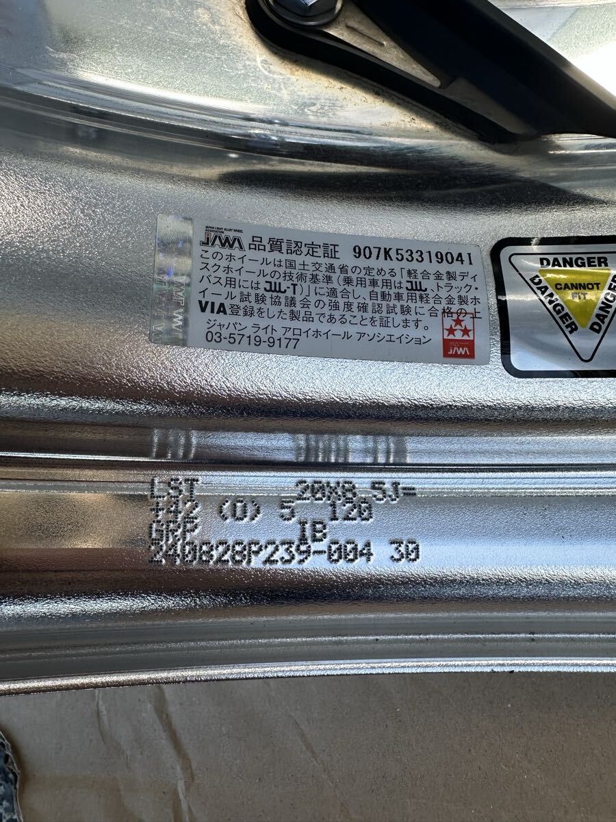 WORK ランベック LS10 PCD120 20インチ8.5j+42 40アルファード