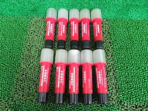 『psi』 小林総研 MUB-R9-E1-R LED非常信号灯 10本セット 点灯確認済 発炎筒 発炎灯 発煙