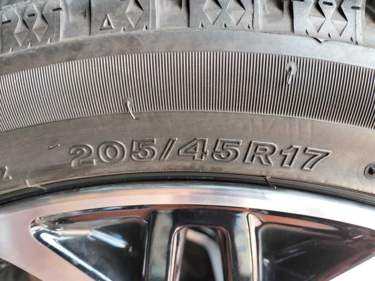 Mスポーツ純正ホイール★スタッドレス4本セット スイフトスポーツ ZC33S純正ホイール スタッドレス4本セット 205/45/17