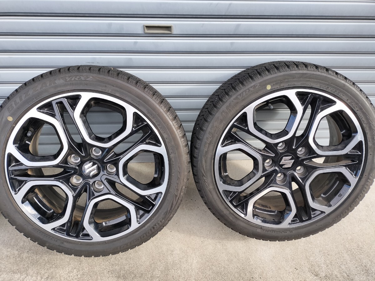 スイフトスポーツ ZC33S純正ホイール スタッドレス4本セット 205/45/17