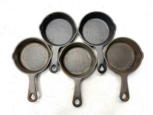 キャプテンスタッグ スキレット 10cm 5個 鋳鉄製 キャンプ飯 アヒージョ 鉄鍋 アウトドア