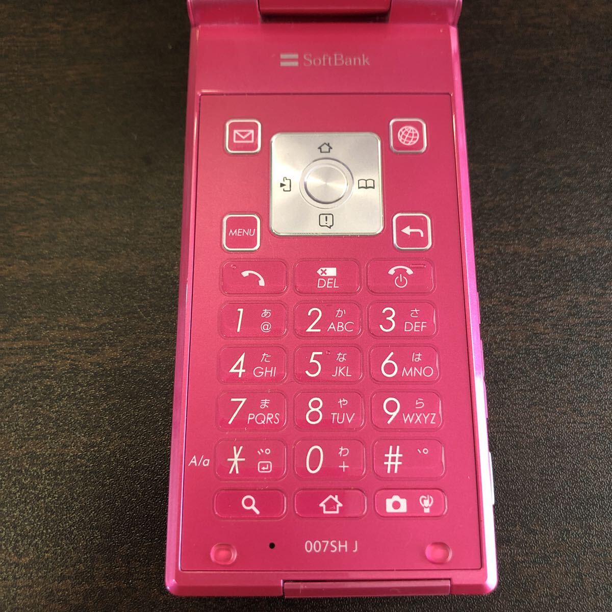 Softbank ソフトバンク AQUOS PHONE THE HYBRID 007SH J ビターピンク