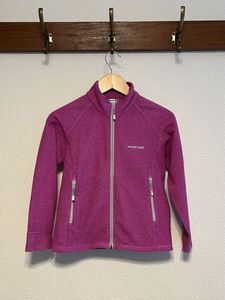 モンベル フリース シャミース ジャケット ピンク キッズアウトドア 120cm 1104091