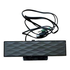 サンワサプライ USBスピーカー MM-SPL11UBKN バータイプ PC用 本体のみ 動作未確認