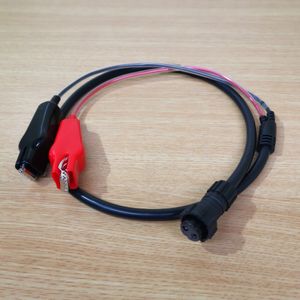 ホンデックス(HONDEX)魚群探知機コード☆12Vバッテリーで魚探を動かす為の電源ケーブル90