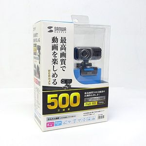◇＃サンワサプライ Webカメラ CMS-V40BK 500万画素 1080p フルHD画質 Win専用 No.1
