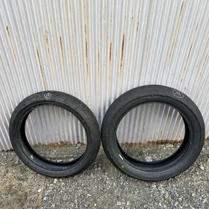 【USED】 ダンロップKR410　110/70-17 & 140/70-17 CBR250RR(MC51)外し（A）