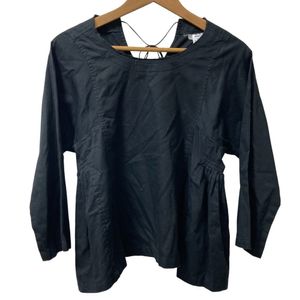 美品 COMME des GARCONS コムデギャルソン コムコム サイドギャザーブラウス RQ-B006 サ