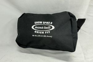 【送料無料】東京)◇mont-bell モンベル スノースパイク6 クイックフィット