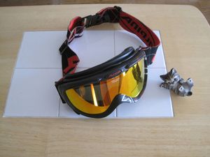 ★ALPINA/アルピナ・スノーゴーグル/オレンジ系ミラーダブルレンズ/HYBRID mirror FreeSp