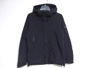 z12833:AIGLE(エーグル)PERTEXナイロンダウンジャケット/黒/S