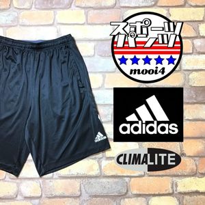 SP1-118★USA直輸入★速乾性 CLIMALITE★【adidas アディダス】3ストライプ ハーフパンツ