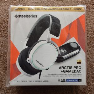 Game Dac付属 SteelSeries ゲーミングヘッドセット Arctis Pro + Game DAC 有線 ホワイト