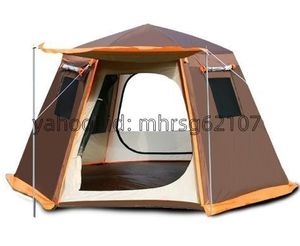 日焼け防止豪雨キャンプ屋外全自動テントキャンプ二重六角帳