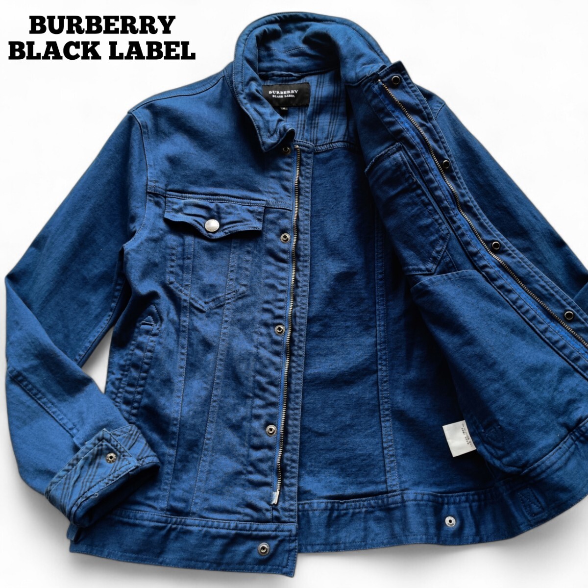 バーバリーブラックレーベル 希少/LLサイズ○BURBERRY BLACK LABEL 