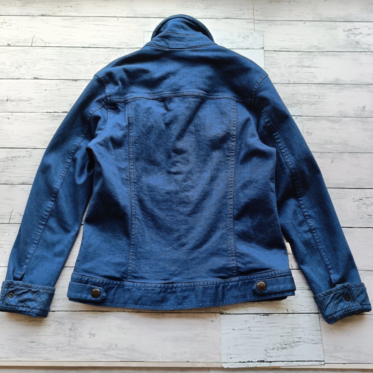美品☆希少カラー！バーバリーブラックレーベル デニムジャケット ノバ
