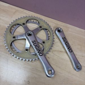 ビンテージ SUGINO 75 52-42165 スギノ75 ギアクランク　特殊チェーリング　High Strengt