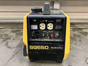 札幌発☆【始動OK!】発電機 スバル SG550 単相100V 50/60HZ 売切り!