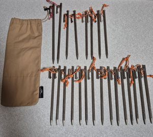 soomloom ペグ 25cm2点　20cm21点 チタン 60s26-1790