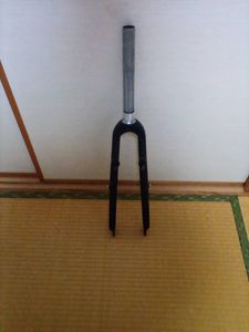 アルミフォーク　オーバーサイズ コラテック 700C クロスバイク