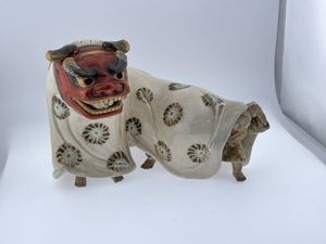 九谷焼 狛犬のYahoo!オークション(旧ヤフオク!)の相場・価格を
