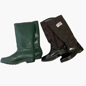 Harris Tweed ハリスツイード L.L.Bean エルエルビーン レインブーツ 長靴 定番 スノーブ